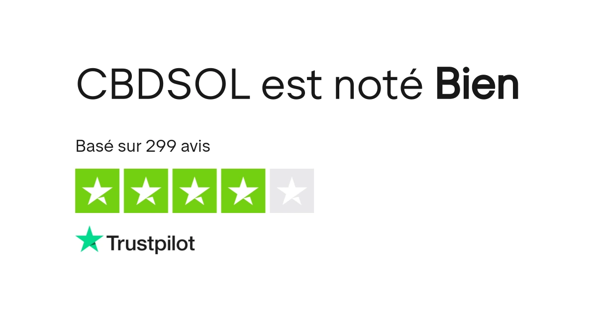 CBDsol site CBD fiable avec excellent service client